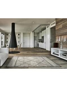 Kasbah 8626 grey shaggy rug