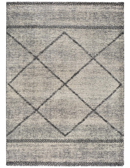 Kasbah 8626 grey shaggy rug