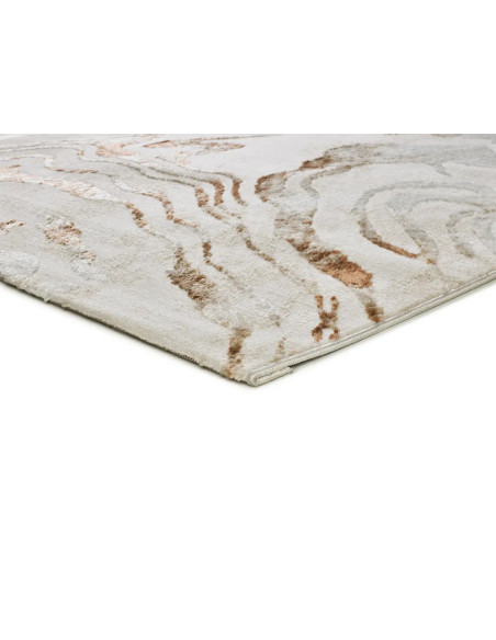 Alfombra abstracta con relieve Keops 5807 Caldera