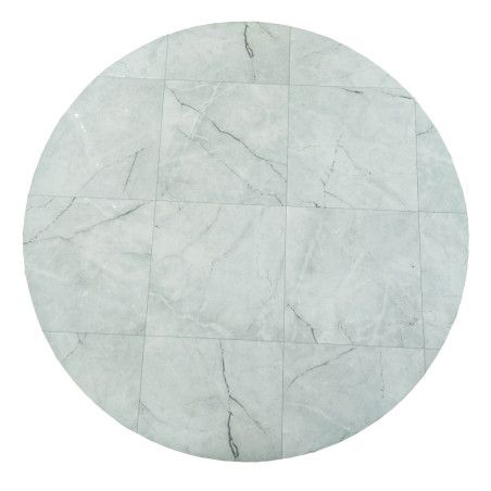 Custom-made Qualita vinyl rug, marble and wood, elegant and functional touch at alfombrasimperio1979.com