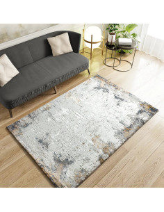 Alfombra abstracta con relieve Keops 6418 Multicolor
