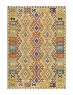 Alfombra lavable kilim multicolor Serak 1044 2