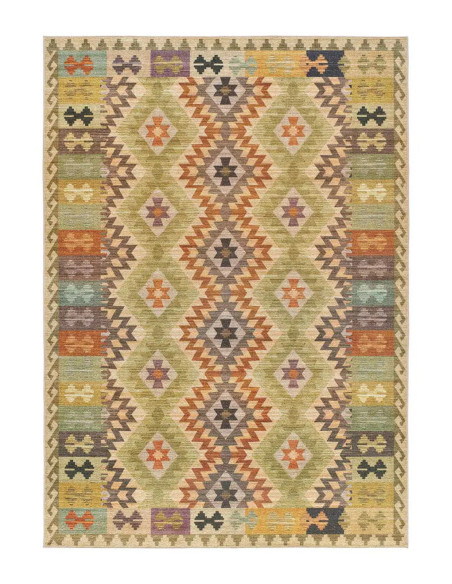 Serak 1044 multicolored washable kilim rug
