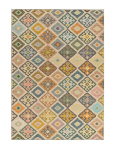 Serak 1049 multicolored washable kilim rug 2