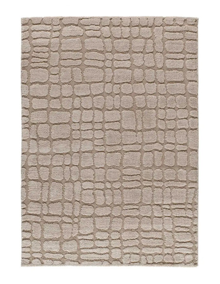 Alfombra de estilo escandinavo con relieve Juno 13 Beige