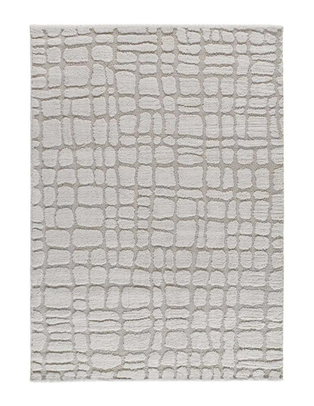 Juno 13 Grey Scandinavian Style Embossed Rug