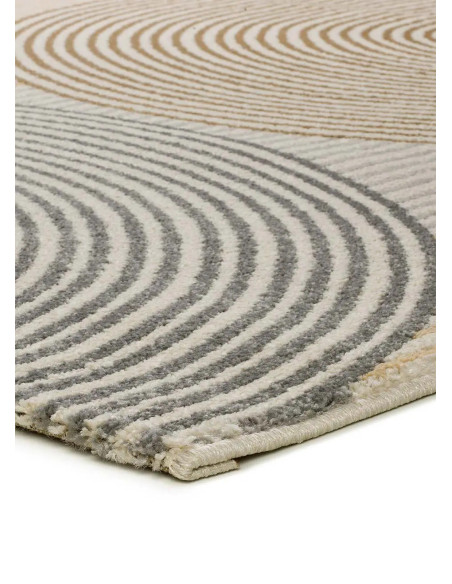 Garden 12701 Beige Geometric Rug with Arches