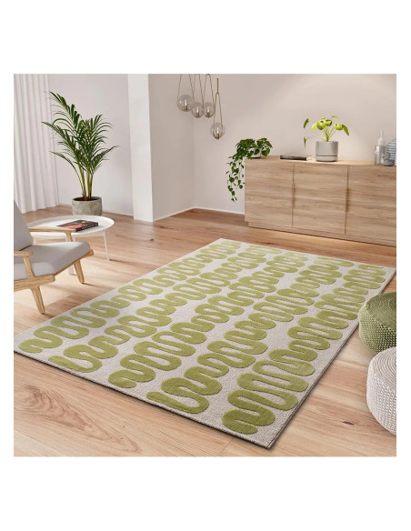 Flashy 25409 Retro Rug, Green