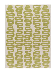 Alfombra retro Flashy 25409 Verde 2