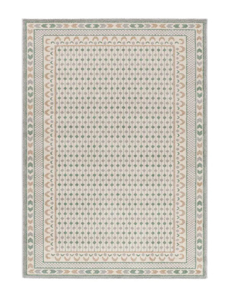 Astra 13013 vintage green and beige rug
