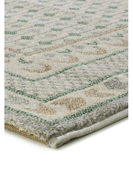 Astra 13013 vintage green and beige rug