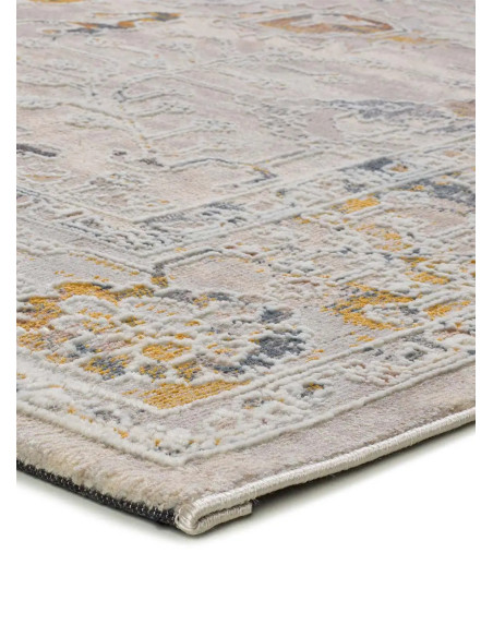 Berta 5204 classic beige and multicolored rug