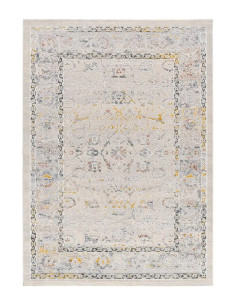 Alfombra clásica beige y multicolor Berta 5208 2