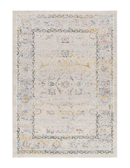 Berta 5208 classic beige and multicolored rug