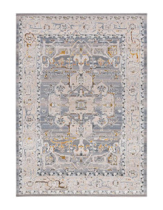 Berta 5214 classic beige and blue rug 2