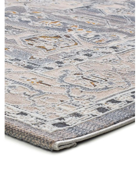 Berta 5214 classic beige and blue rug