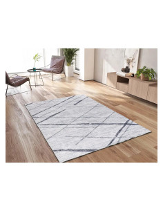 CLASS 22036 Abstract Printed Rug, Gray