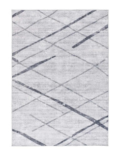 CLASS 22036 Abstract Printed Rug, Gray 2