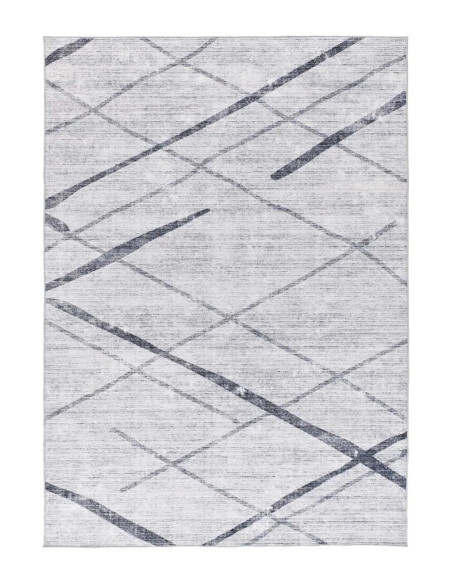 CLASS 22036 Abstract Printed Rug, Gray