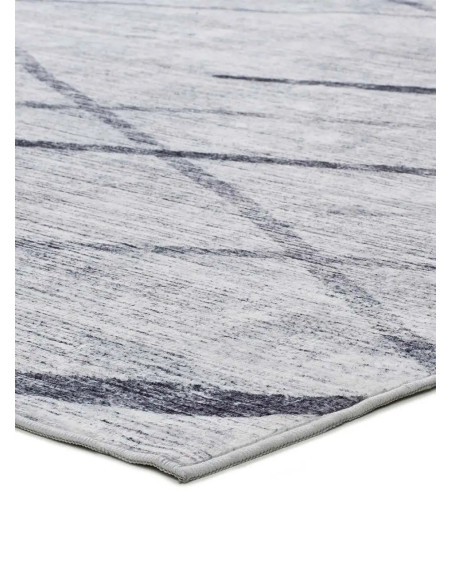 Alfombra abstracta impresa CLASS 22036 Gris