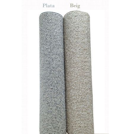 Colores alfombra Nudos beige y gris