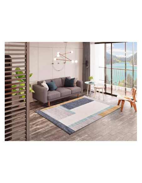 CLASS 22065 Printed Geometric Rug, Multicolor