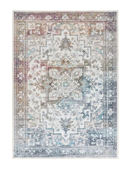 Alfombra Vintage impresa CLASS 23004 Multicolor