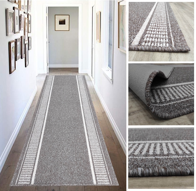 Alfombra larga para pasillo, alfombras de pasillo lavables con respaldo  antideslizante, alfombra de pasillo para pasillos, alfombra de algodón para